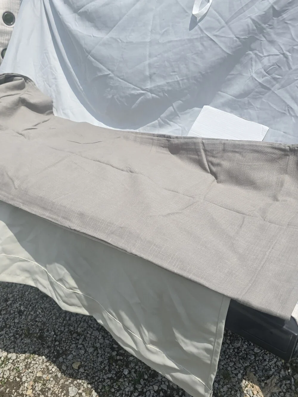 Quince Cotton Slub Room Darkening Curtain 48 x 84 Gray 48